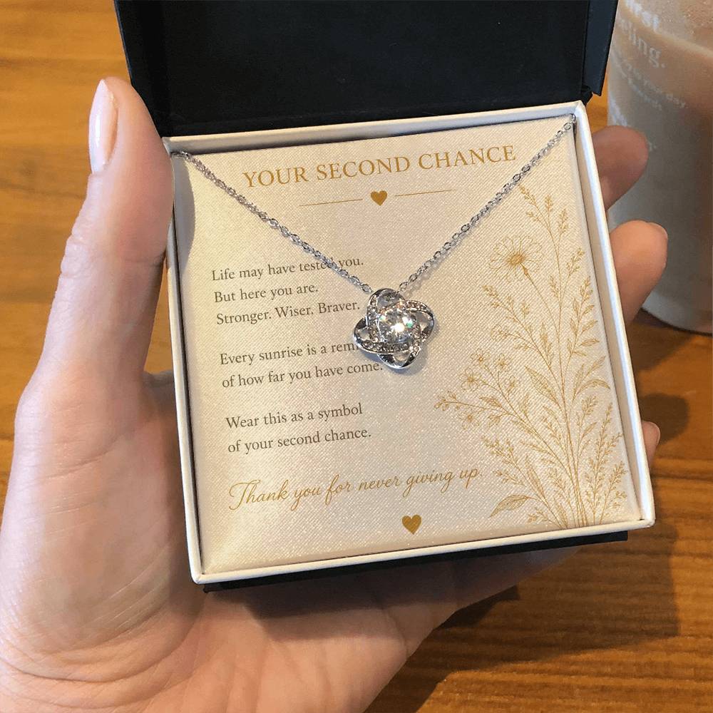 Your Second Chance necklace in gift box