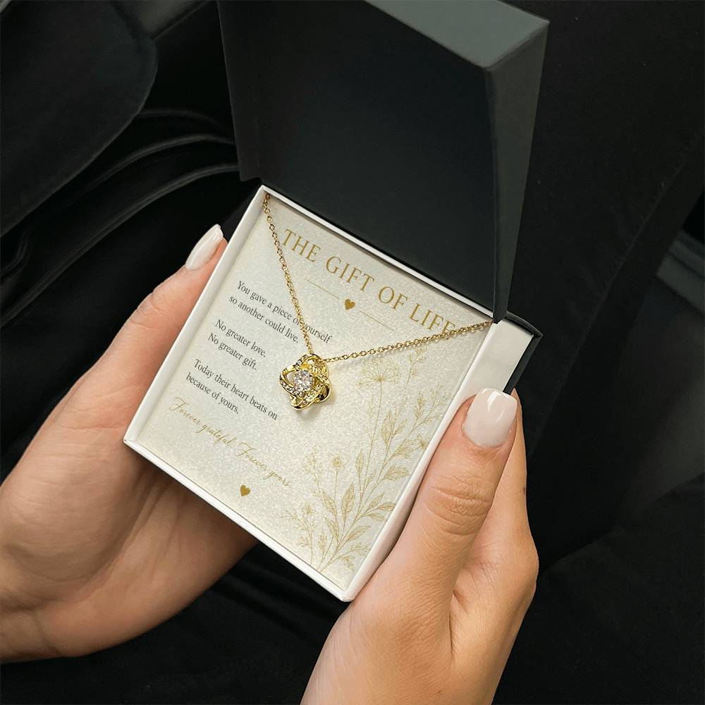 The Gift of Life necklace in gift box